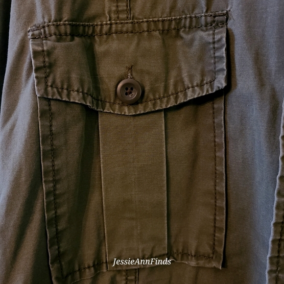 Timberland Green Button Down Shirt Jacket Shacket Men's Size XXL - Picture 13 of 14